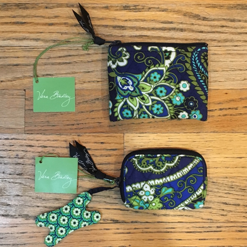 VERA BRADLEY coin purse set